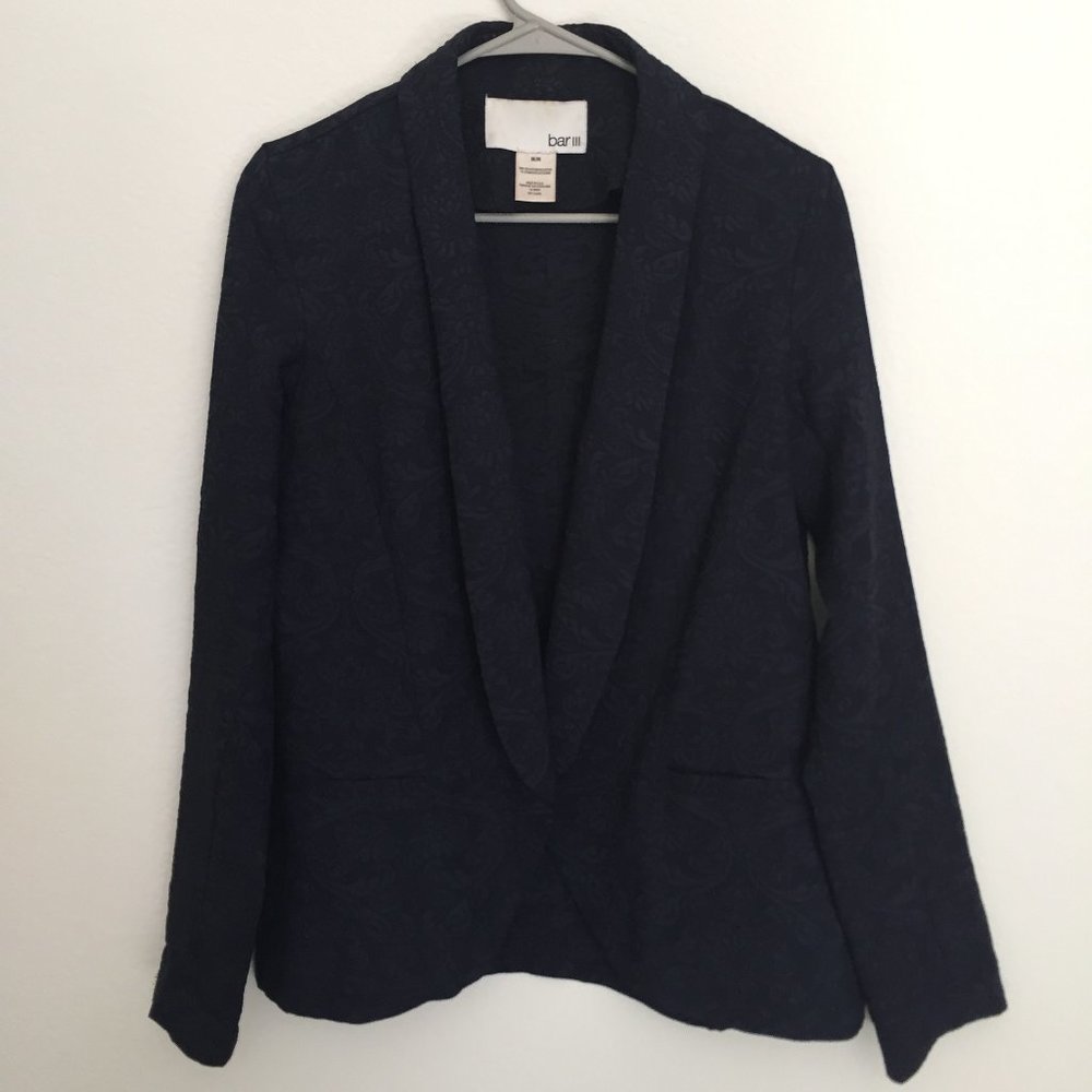 Bar III blazer with renaissance pattern